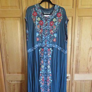 NWT $355 Biya Johnny Was Cassie Maxi Dress 2X